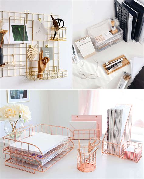 desk organization ideas aesthetic